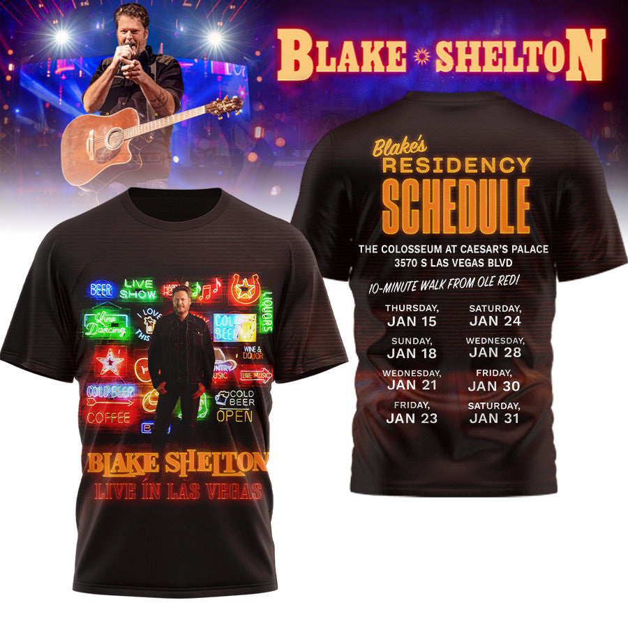 Premium BLSH Las Vegas 3D Shirt HI